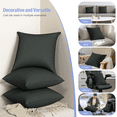 thumbnail image 3 of Throw Pillows, 18" x 18" Set of 2 Decorative Pillows, Premium Down Alternative Filled Hypoallergenic Square Pillows for Bed Sofa Couch, 3 of 7