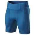 thumbnail image 1 of HNMKIU Pantalon Décontracté pour Hommes, Compression Extensible pour l'Entraînement et la Course, Exercice en Plein Air Confortable, Short Long Cinq Quarts pour Athlètes, 1 of 3