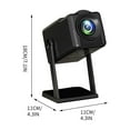 thumbnail image 1 of Pisexur Electrónica para Hombres, Proyector de Pantalla Inalámbrico Portátil para Teléfonos Inteligentes, HD Mini, para Hogar, Oficina y Exteriores, Electrónica para Niños, Organizador de Electrónica, 1 of 9