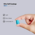 thumbnail image 2 of yeacher Noise Cancelling Foam Earplugs for Sleep, 5 Pairs (10 pcs) in Green, Compact Storage Box Included, 2 of 6
