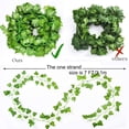 thumbnail image 2 of Nvzi Juego de 24 piezas de guirnalda de flores artificiales con hojas de hiedra simuladas, enredadera de plantas verdes colgantes, decoración para bodas, fiestas y salones., 2 of 5