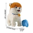 thumbnail image 2 of Walking Barking Toy Dog with Remote Control Leash, Plush Puppy Electronic Interactive Toys, Shake Tail,Pretend Dress Up Realistic Stuffed Animal Dog Age 3 4 5 6+ Years Old Gift, 2 of 7