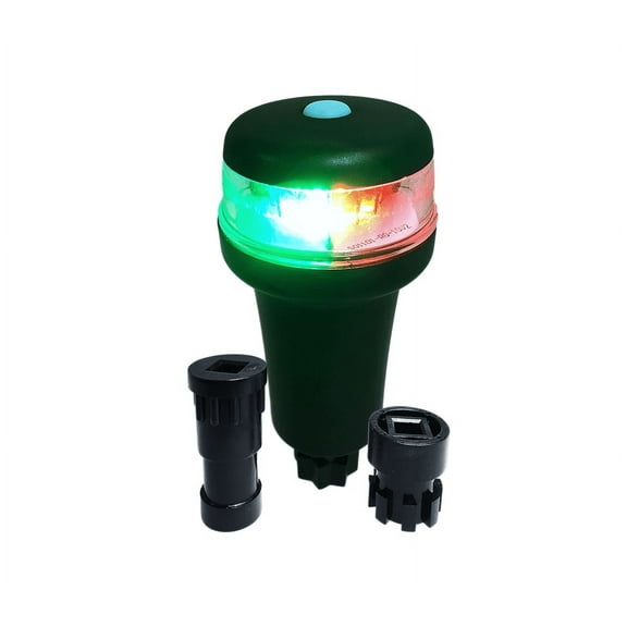 Pactrade Marine Boat LED Portable 3 AA Battery Bi-Color Combo Navigation Light