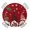 Red, variant on Christmas Gnomes Round Tablecloth for 45-54 Inch Tables,Fitted Table Cover with Elastic Edge,Red Joy Pine Branches Cardinal Birds Waterproof Outdoor Table Cloth Protector for Patio Garden Dinner