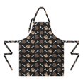 thumbnail image 2 of Paw Prints and Bones Apron-Garden Aprons for Women with Pockets-Cotton Linen Waterproof Kitchen Cooking Gardening Aprons Adjustable for Kitchen,Cooking,BBQ and Salon 33x27 Inch, 2 of 7