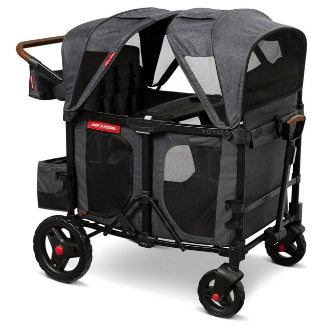 Radio Flyer Voya XT Quad Stroller Wagon with Accessories