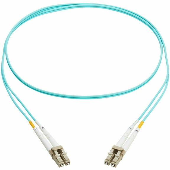 Eaton Tripp Lite Series 10Gb Duplex Multimode 50/125 OM3 OFNP Fiber Patch Cable (LC/LC), Aqua, 1 m (3.3 ft.), TAA