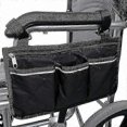 thumbnail image 1 of Bag For Wheelchair (black, 32.5 X 18 Cm) With Pockets, Suitable for Certain Brand, 1 of 4