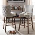 thumbnail image 2 of Home Square Swivel Barstool in Light Beige Finish - Set of 4, 2 of 8