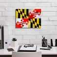 thumbnail image 3 of Epic Graffiti 'Maryland' by Artpoptart, Canvas Wall Art, 16"x12", 3 of 8