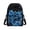 Blue Sea Turtle Floral, variant on Two Horses Portrait Print Lightweight Sling Bag, Polyester Zipper Closure Crossbody Purse for Shopping Traveling Daily Use