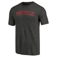 thumbnail image 2 of Men's Heathered Black Louisville Cardinals Arched Battle Cry Tri-Blend T-Shirt, 2 of 3