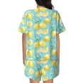 thumbnail image 3 of Xecao Yellow Lemon print Swimsuit for women, Summer-ready, sporty style.Quick-dry fabric. Many sizes & colors., 3 of 9
