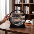 thumbnail image 5 of Sand Art Picture Hourglass Decor, Plastic Dynamic Sandscape Ornament for Home, Office Desk, Wine Cabinet, Elegant Home Display for Stress Relief, 5 of 7