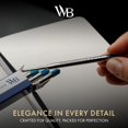thumbnail image 2 of shiyou-Wordsworth and Black Ballpoint Pen Refills [Blue], Set of 4, Replaceable Refills - Medium Tip, Quick Drying Blue Ink, Standard Size Ballpoint Pens, Smooth Writing, 2 of 4