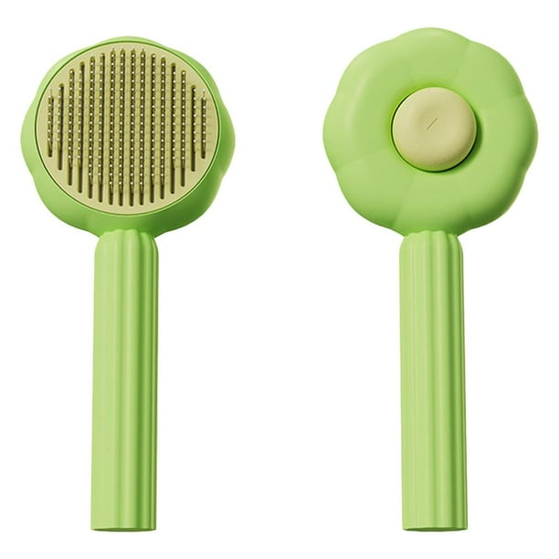 Pet Cat Grooming Tool Cepillo para perros multifuncional para perros y gatos Green
