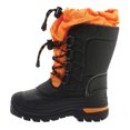 thumbnail image 4 of baffin pinetree snow boot, charcoal/orange, 8 m us big kid, 4 of 7