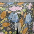 thumbnail image 4 of Botanical Dog Crate Cover, Creative Nature Blooming Pattern with Flowers Leaves and Berries, Easy to Use Pet Kennel Cover Small Dogs Puppies Kittens, 7 Sizes, Dimgray Multicolor, by Ambesonne, 4 of 6