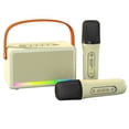 thumbnail image 1 of Karaoke Machine for Kids Adults Mini Portable Bluetooth Karaoke Speaker with Wireless Microphone LED Light for Banquet,A, 1 of 8