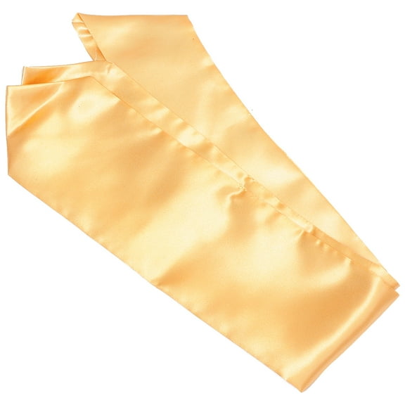 STRANDCHIC Golden Satin Graduation Stole Sash, Unisex Choir Accessory for Decoration, and Elegant Graduation Wear