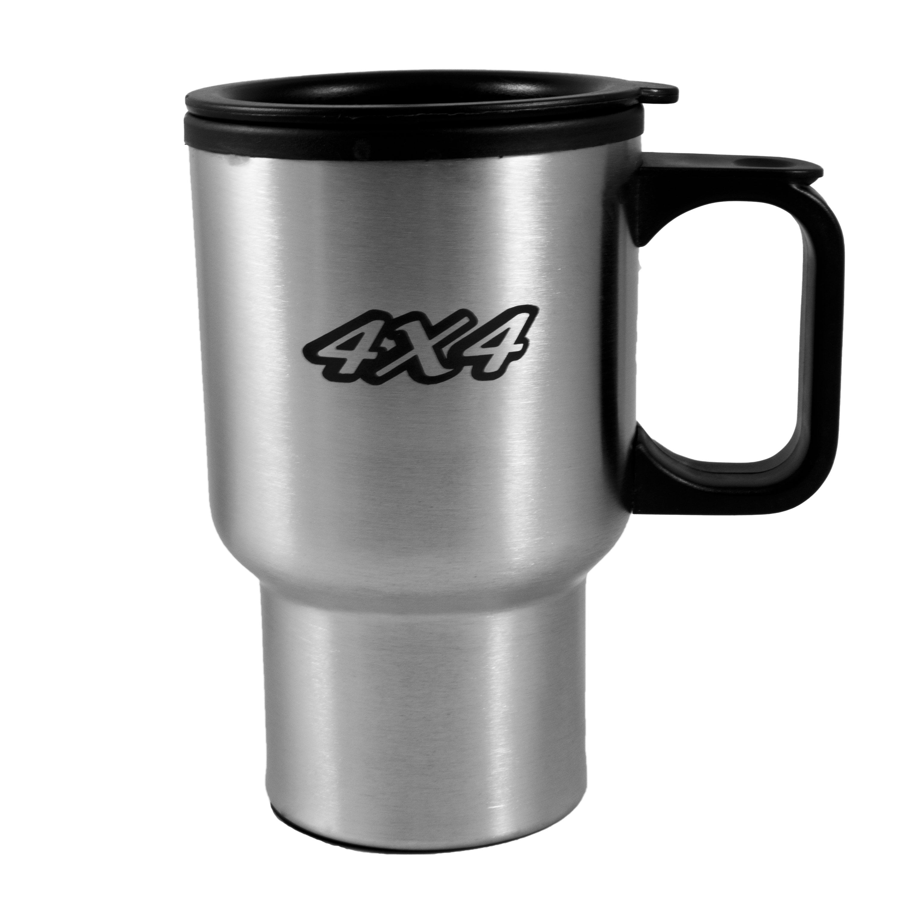 Stainless Steel Mug Cup Insulated Double Wall with Lid Camping Travel Scouts 4WD 