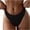 Black, variant on Womens Clothes Clearance 2025 Clearance! asdoklhq Plus Size Swimsuit for Women,Low Waist Bikini Bottoms Swimsuit Solid Briefs Pants Swimming Trunks