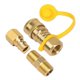 thumbnail image 4 of RV Propano Conector Adaptador 3/8 Pulgada Conexión Rápida Accesorio Portátil Fabricado en Latón Resistente Función de Instalación Fácil Adecuado para, 4 of 8