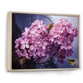 thumbnail image 2 of Designart "Unveiled Beauty Of Lilacs IV" Lilacs Floater Framed Canvas Art Print, 2 of 5