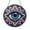 Acrylic 3.5 Inch, variant on Blue Mandala Evil Eye Faux Stained Glass Ornament, Boho Protection Gift