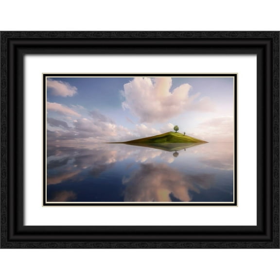 Muhammad, Hary 14x11 Black Ornate Wood Framed with Double Matting Museum Art Print Titled - Tinyland