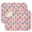 Princess and Dress, variant on Princess and Unicorn Purple Pattern 2 Pack Kitchen Dish Drying Mat, Ultra Absorbent Microfiber Dish Drainer Mat, 16"x18"