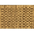 thumbnail image 1 of Ahgly Company Indoor Rectangle Checkered Brown Modern Area Rugs, 7' x 10', 1 of 4