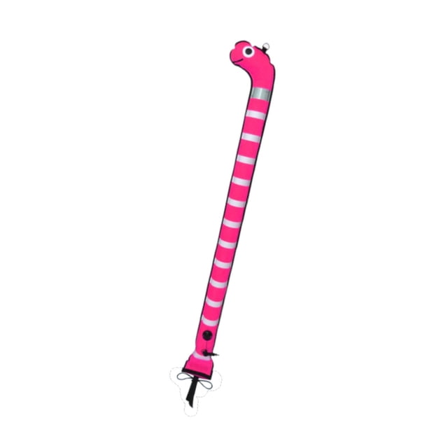 ZheElen Marqueur Bouée Snorkeling Gonflable Résistant Sécurité Plongée Fermé un Canard SMB Fond Rose