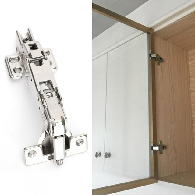 Door Hinge, Thickened Base Large Opening Angle Cupboard Hinge 3Pcs Durable For For Wine Cabinets