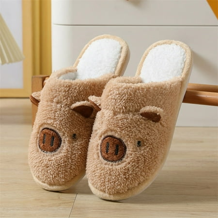 

KaLI_store Sneaker Slippers Bad Bunny Slippers for Women Men Fuzzy Fluffy Slippers Warm Cozy Love Heart Slippers Soft Slip-on House Shoes