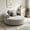 Light Grey, variant on AUU Round Convertible Sofa Bed with Memory Foam & 3 Pillows – Multi-Functional Cloud-Like Circular Couch for Living Room, Apartment, or Office, No Assembly Required