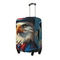 thumbnail image 2 of Fotbe Surreal Bald Eagle Gentleman Luggage Cover Protector,Suitcase Protector,Scratch and Dirt Resistant,Fits 18-32 Inch Luggage-Medium, 2 of 9