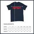 thumbnail image 7 of Vintage NASA Worm Logo T-shirt Astronaut Space Exploration Emblem Men's Tee, 7 of 7