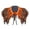 Orange, variant on Cosplay Feather Shrug Shawl Great for Stage Performances and Fashion Shows