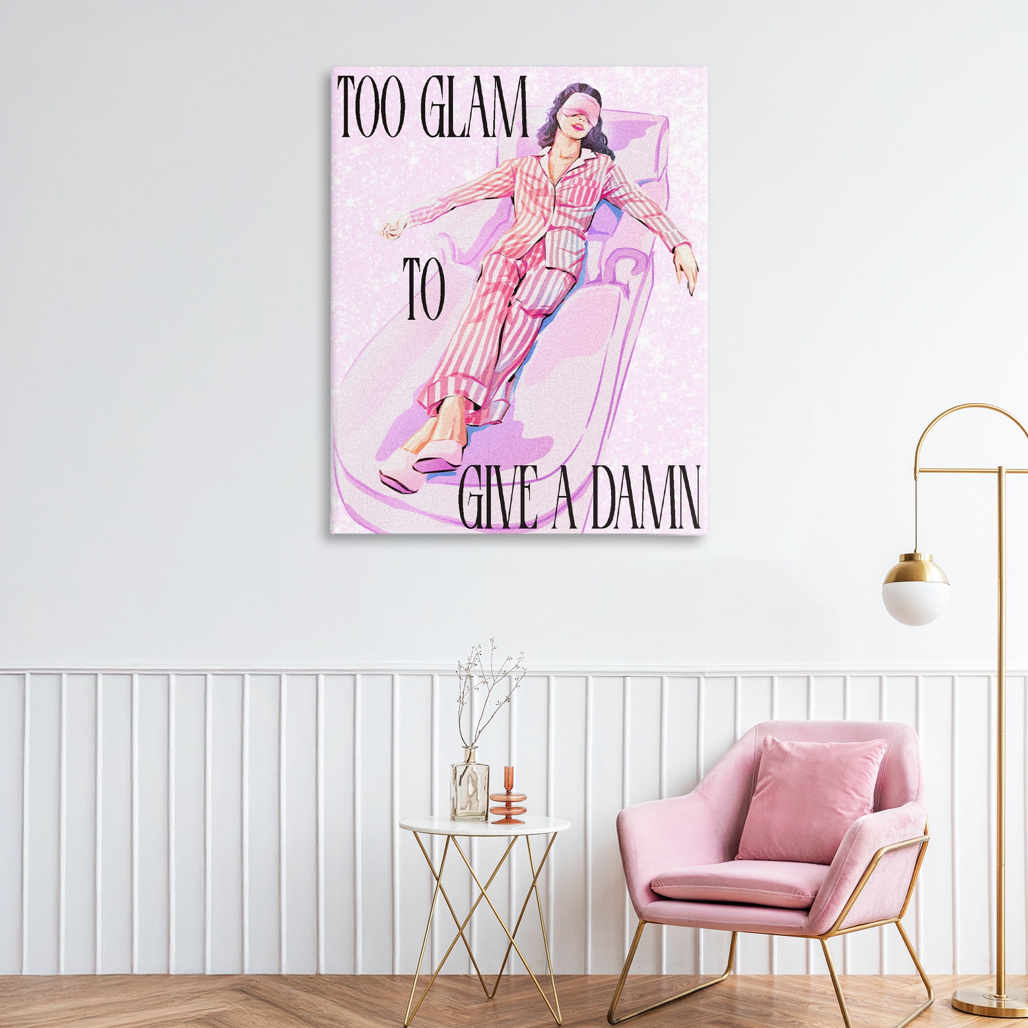 Stupell Industries To Glam To Care Canvas Wall Art, design by Ziwei Li