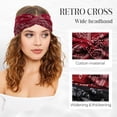 thumbnail image 3 of KEGKUO 10 PCS Women Headbands African Wide Hair Wrap Extra Turban Head Bands for Lady Large Sport Workout Stretch Non-slip Big Hair Bands, Combination A, 3 of 6