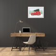 thumbnail image 3 of Wiens, James 14x11 White Modern Wood Framed Museum Art Print Titled - Christmas Farm II, 3 of 4