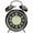 Black, variant on CHEREEKI Loud Alarm Clock for Heavy Sleepers Adults, Analog Clocks Battery Operated with Large Numbers, Backlight, Silent Non-Ticking & Luminous Dial, Clock for Bedroom, Included Battery, Retro-Red