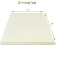 thumbnail image 2 of Costway 3'' Bed Mattress Topper Air Cotton for All Night’s Comfy Soft Mattress Pad Queen, 2 of 11