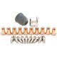 thumbnail image 2 of 22 piezas -60 PT-60 -40 PT40 Soporte de cubierta protectora de electrodo de antorcha de corte de plasma, 2 of 7