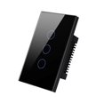 thumbnail image 1 of WiFi Smart Wall Switch 3 Gang Smart Touch Sensor LED Light Switches Smart Home Alexa Google Home Control White US Plug, 1 of 5