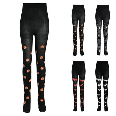 

Children Halloween Printed Pantyhose Elastic Waist Warm Stockings