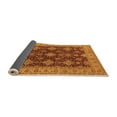 thumbnail image 2 of Ahgly Company Indoor Square Oriental Orange Industrial Area Rugs, 3' Square, 2 of 4