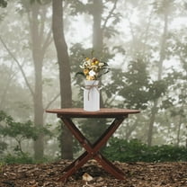 SOPOTUTU Rustic White Metal Flower Vase Iron Bucket for Dried Flowers Farmhouse Home Decor