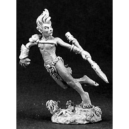 reaper miniatures ollamiel, male sea elf #03140 dark heaven unpainted metal
